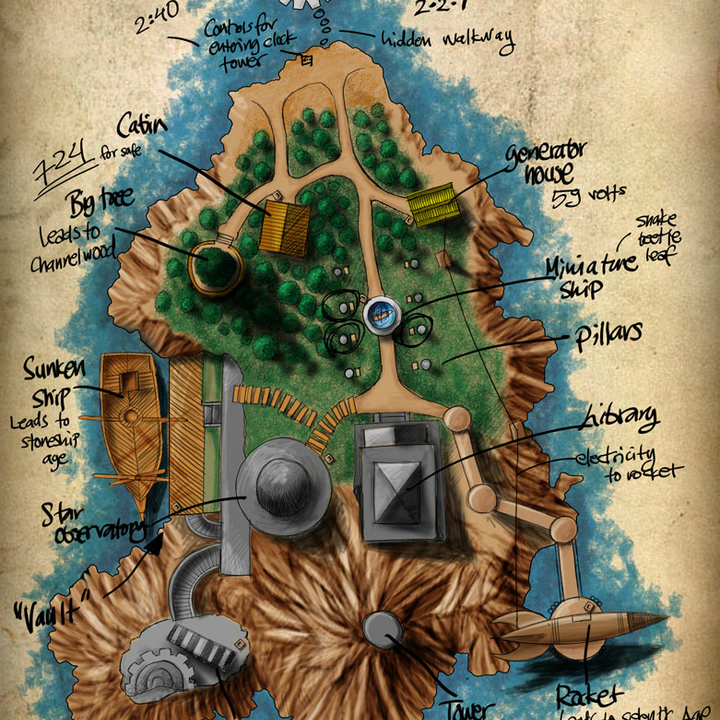 Myst Map
